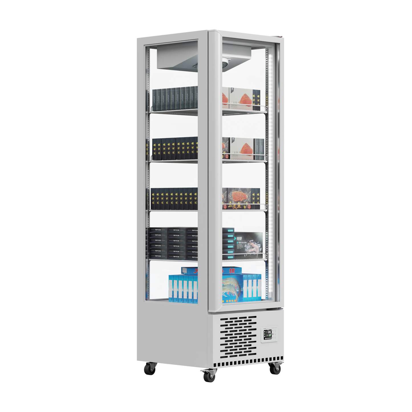 360° Glass Display Chiller – 440L & 880L Capacity Options