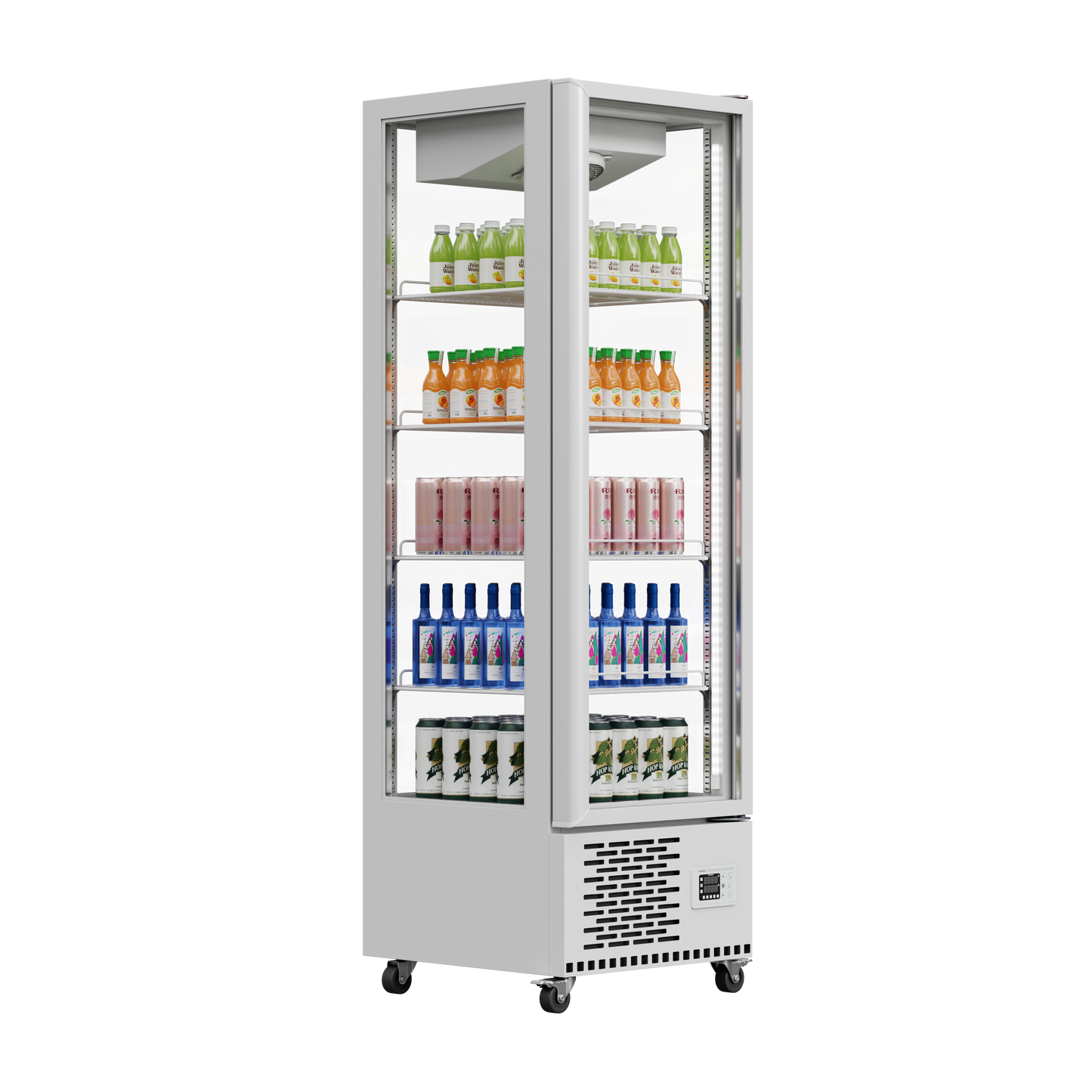 360° Glass Display Chiller – 440L & 880L Capacity Options