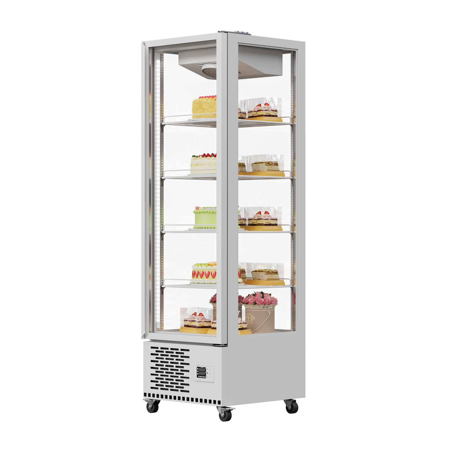 360° Glass Display Chiller – 440L & 880L Capacity Options