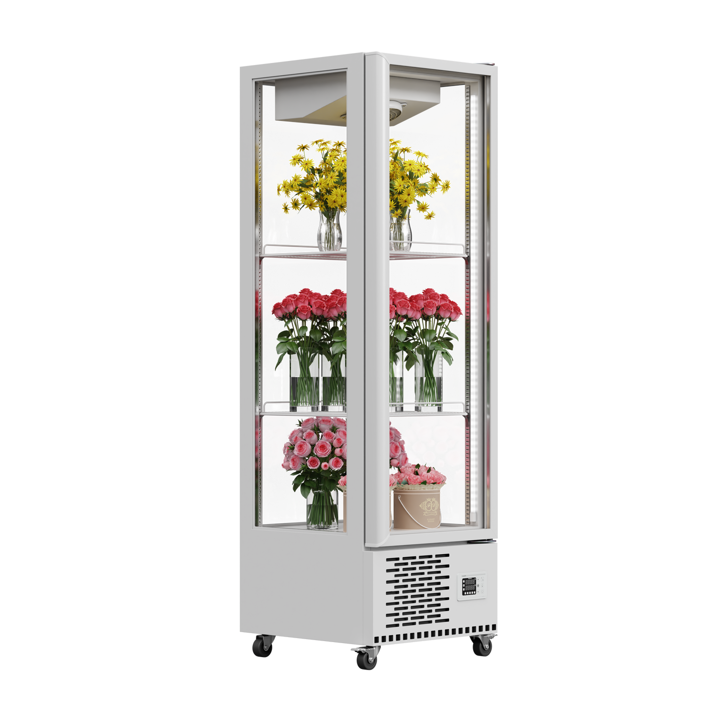 360° Glass Display Chiller – 440L & 880L Capacity Options
