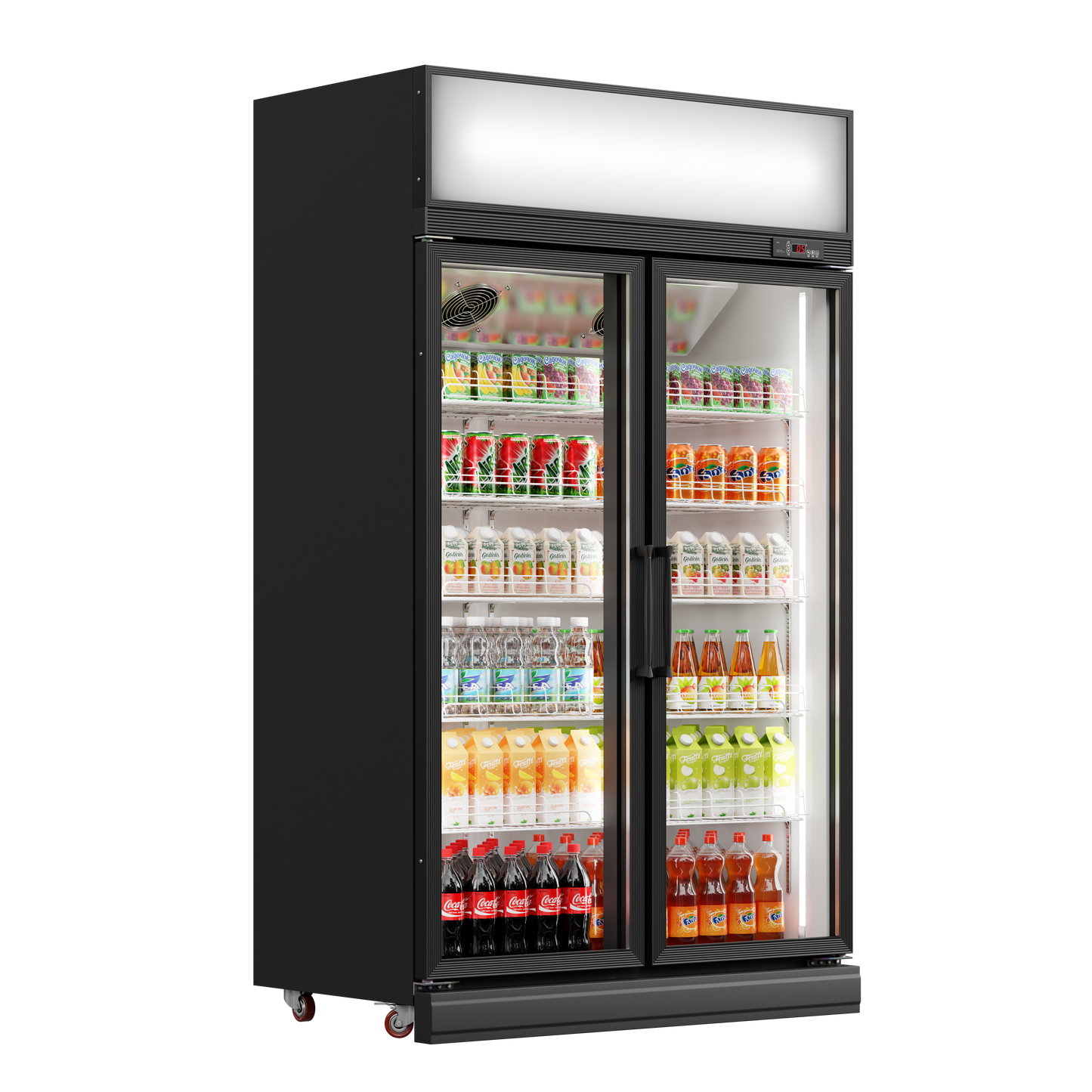 Glass Door Upright Chiller – 400L to 2400L, Multiple Sizes Available