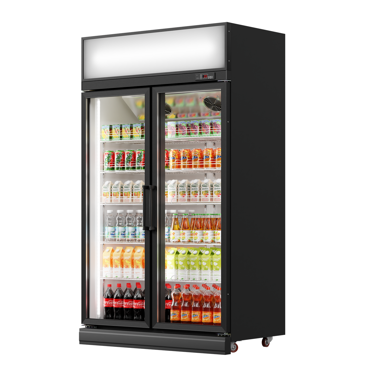Glass Door Upright Chiller – 400L to 2400L, Multiple Sizes Available