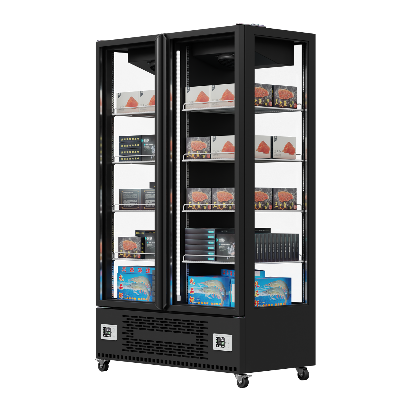 360° Glass Display Chiller – 440L & 880L Capacity Options