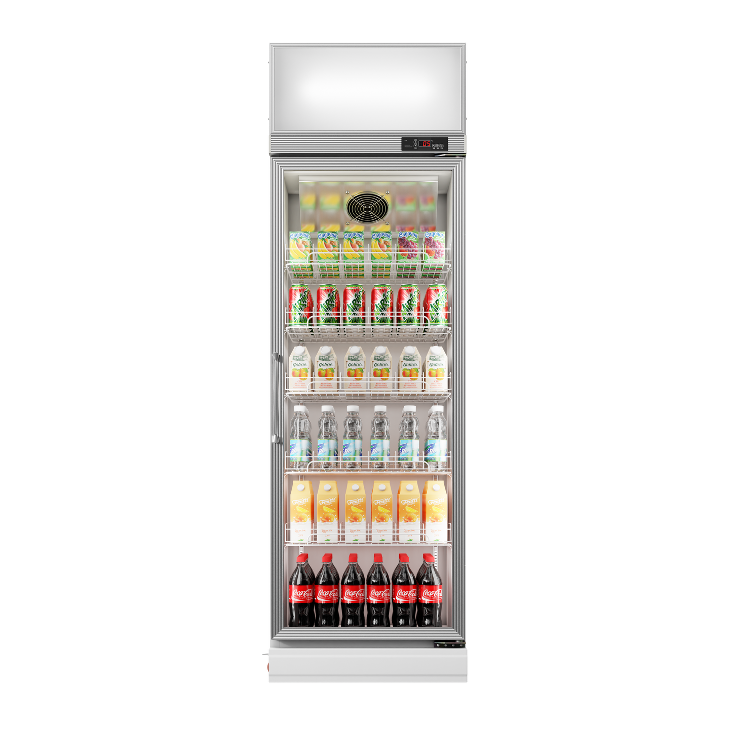 Glass Door Upright Chiller – 400L to 2400L, Multiple Sizes Available