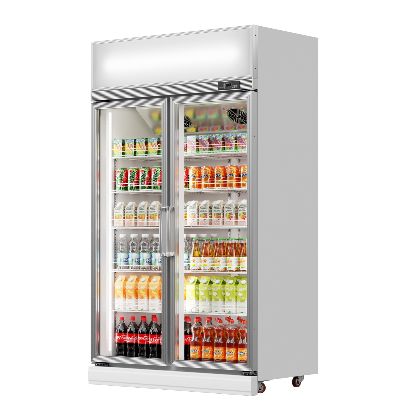 Glass Door Upright Chiller – 400L to 2400L, Multiple Sizes Available