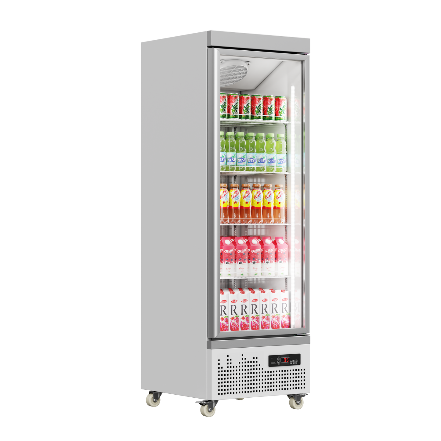 Under-mounted Upright Freezer with Glass Doors – 450L to 1900L Capacity