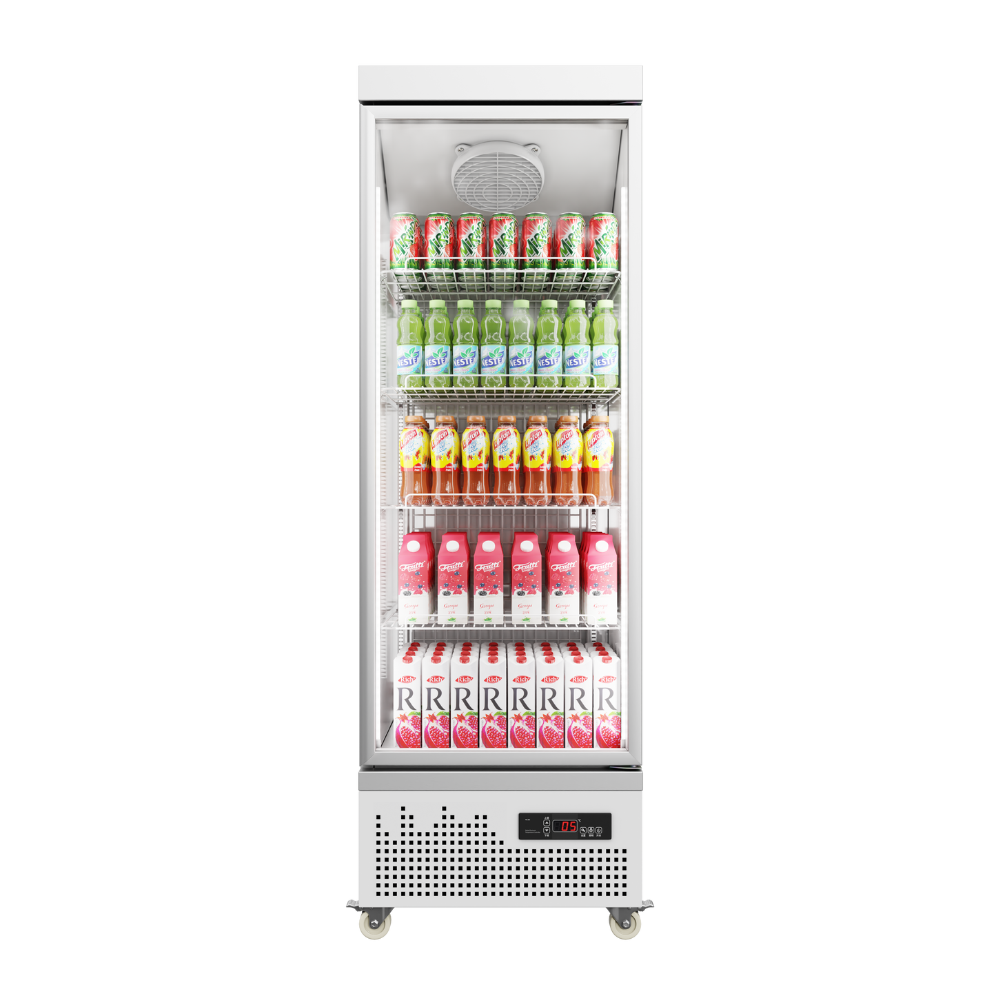 Under-mounted Upright Freezer with Glass Doors – 450L to 1900L Capacity