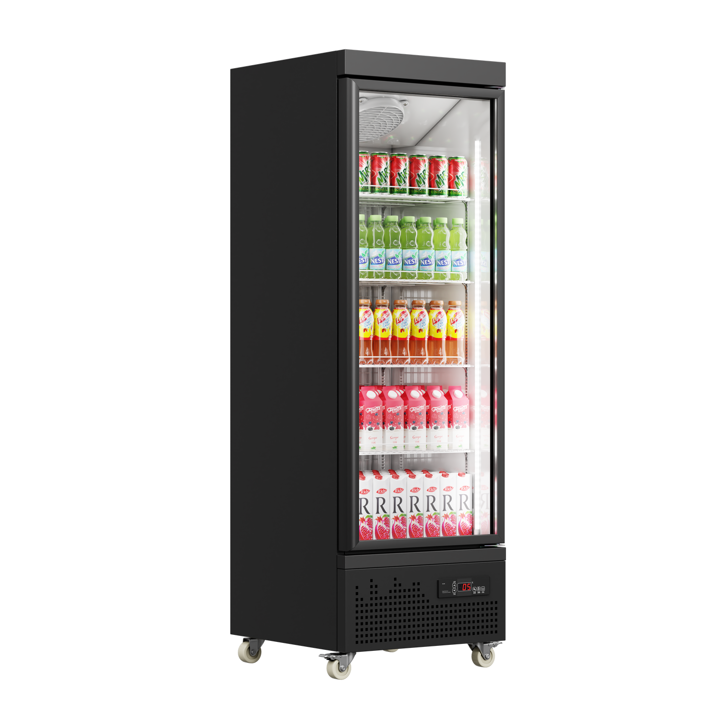 Under-mounted Upright Freezer with Glass Doors – 450L to 1900L Capacity