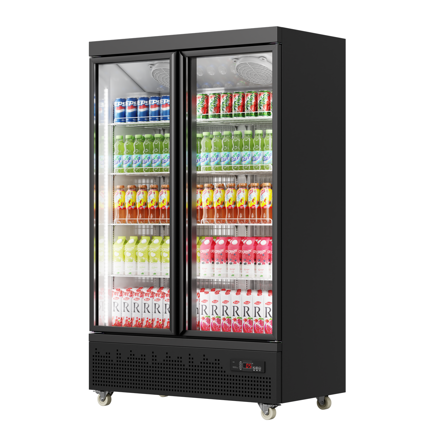 Under-mounted Upright Freezer with Glass Doors – 450L to 1900L Capacity
