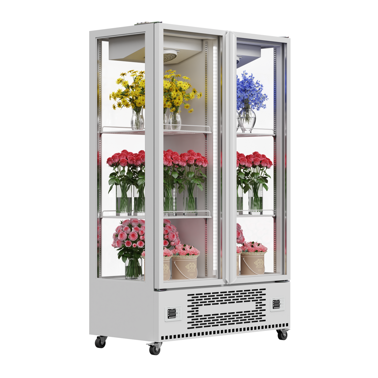 360° Glass Display Chiller – 440L & 880L Capacity Options