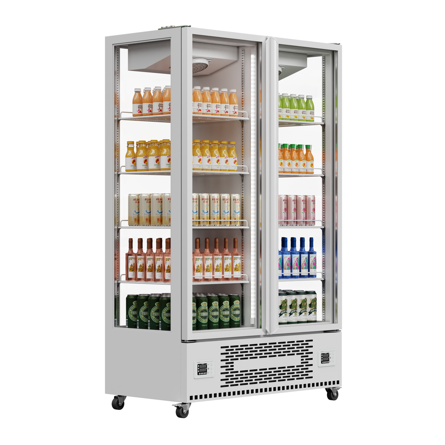 360° Glass Display Chiller – 440L & 880L Capacity Options