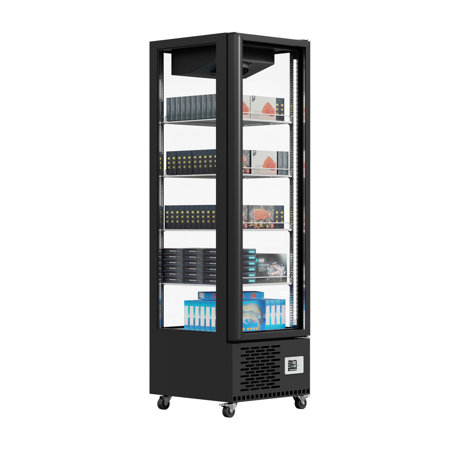 360° Glass Display Chiller – 440L & 880L Capacity Options