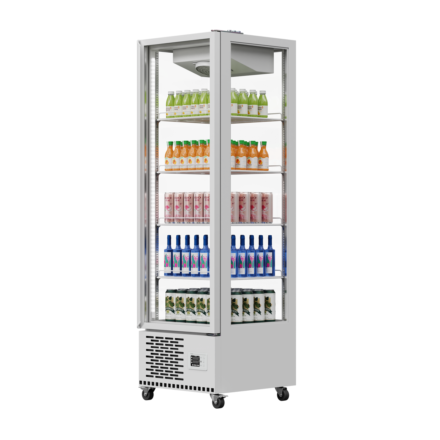 360° Glass Display Chiller – 440L & 880L Capacity Options