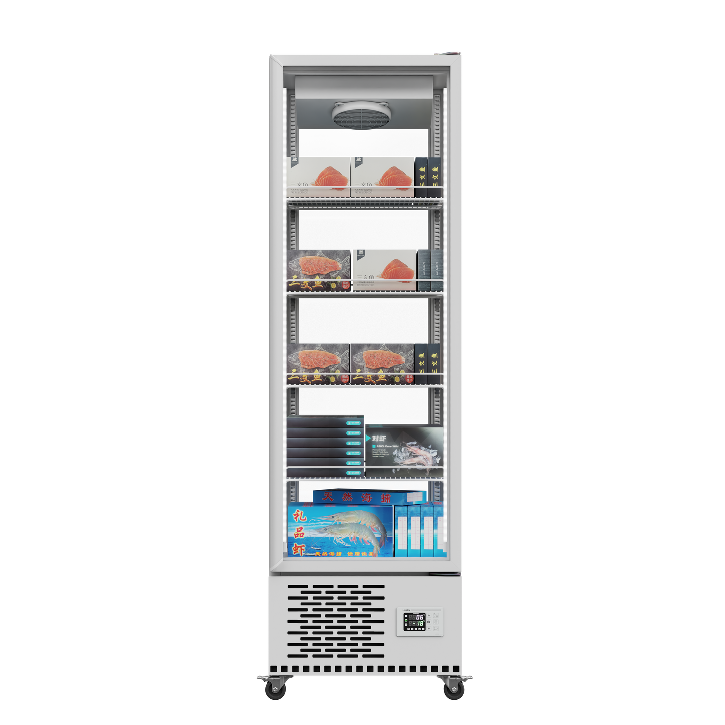 360° Glass Display Chiller – 440L & 880L Capacity Options