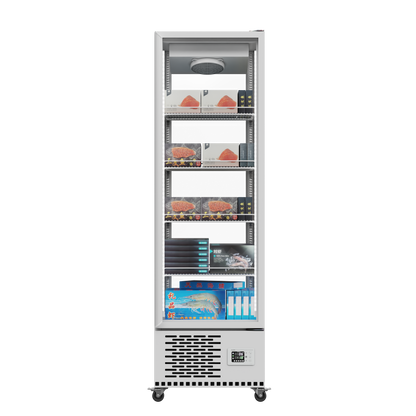 360° Glass Display Chiller – 440L & 880L Capacity Options