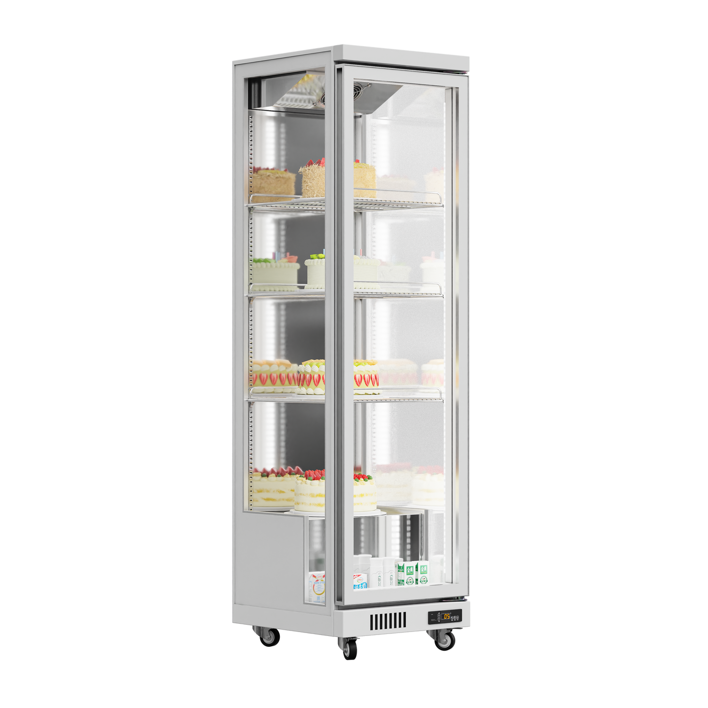 3-Sided Glass Display Refrigerator – 380L to 1450L Capacity