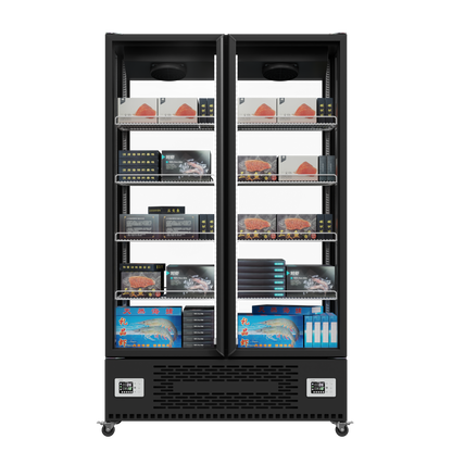 360° Glass Display Chiller – 440L & 880L Capacity Options