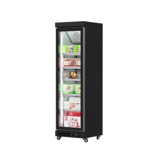 Rear-mounted Glass Door Freezer Display Cabinet – 450L to 1900L Capacity