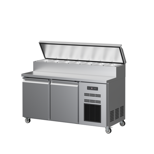 Customisable Sandwich and Salad Prep Counter – Professional Refrigerated Workstation