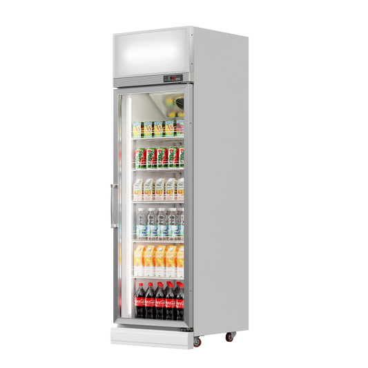Glass Door Upright Chiller – 400L to 2400L, Multiple Sizes Available