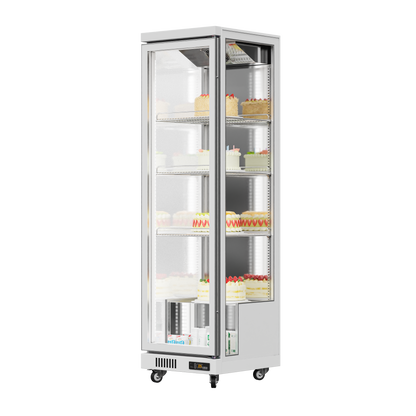 3-Sided Glass Display Refrigerator – 380L to 1450L Capacity