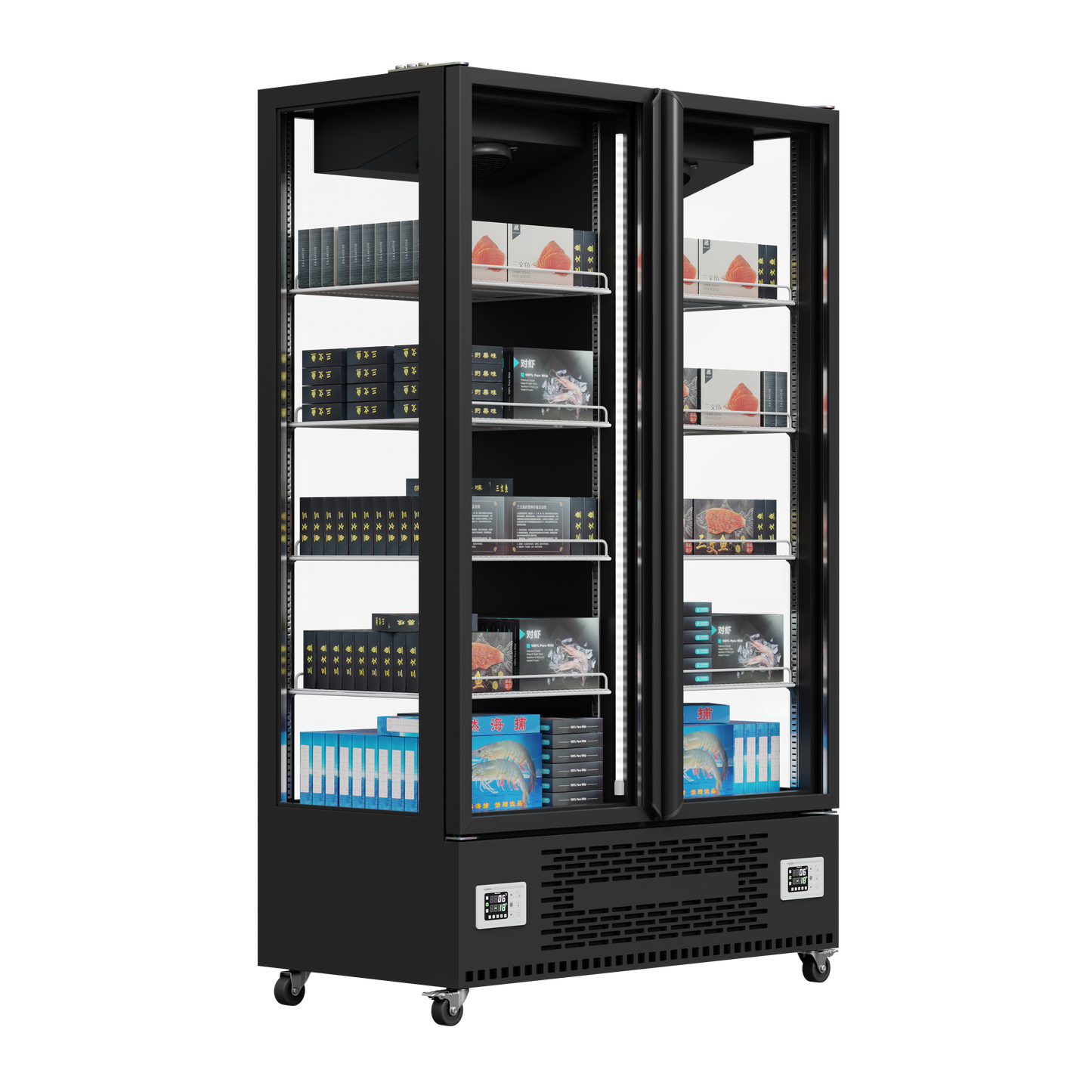 360° Glass Display Chiller – 440L & 880L Capacity Options