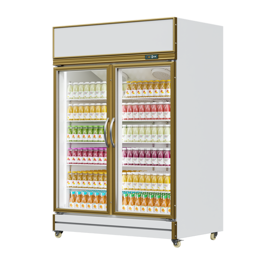 Top-Mounted Glass Door Upright Chiller – Single, Double, Triple & Four Door Options