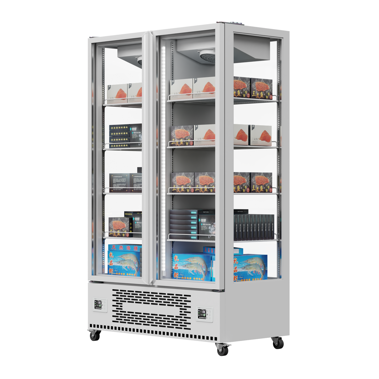 360° Glass Display Chiller – 440L & 880L Capacity Options