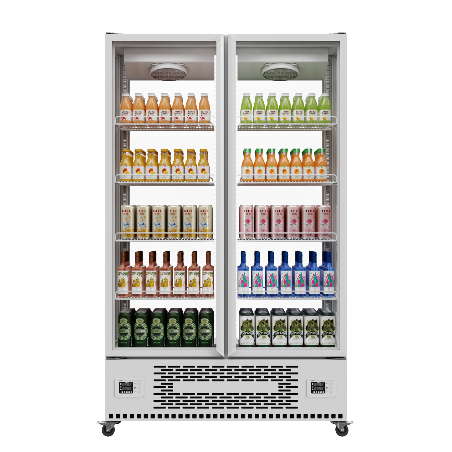 360° Glass Display Chiller – 440L & 880L Capacity Options