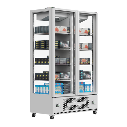 360° Glass Display Chiller – 440L & 880L Capacity Options