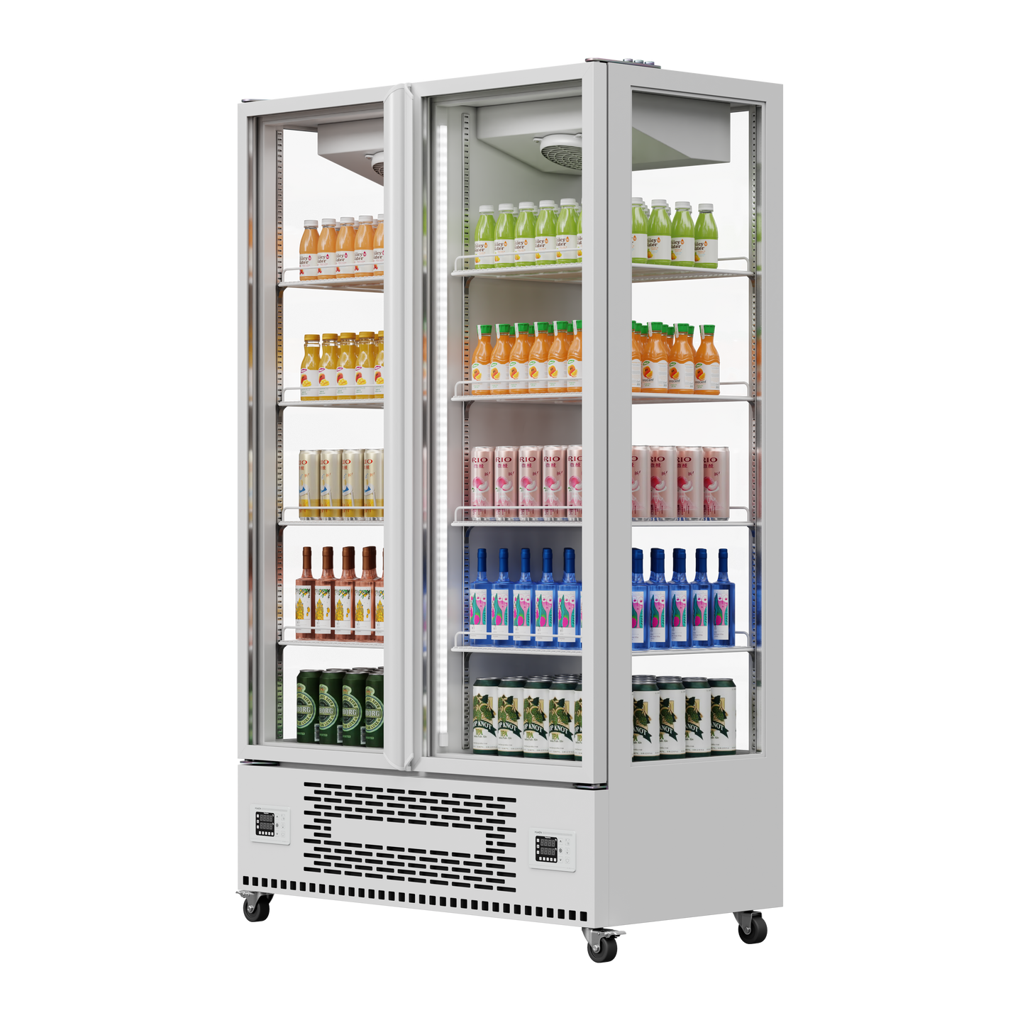 360° Glass Display Chiller – 440L & 880L Capacity Options