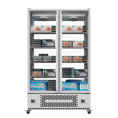 360° Glass Display Chiller – 440L & 880L Capacity Options