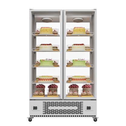 360° Glass Display Chiller – 440L & 880L Capacity Options