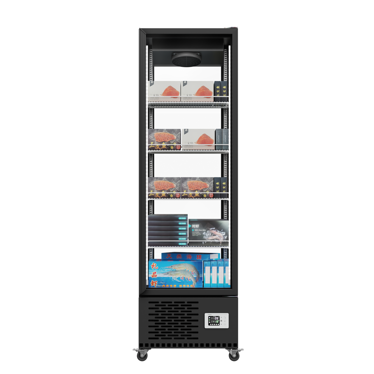 360° Glass Display Chiller – 440L & 880L Capacity Options