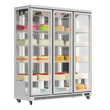 3-Sided Glass Display Refrigerator – 380L to 1450L Capacity