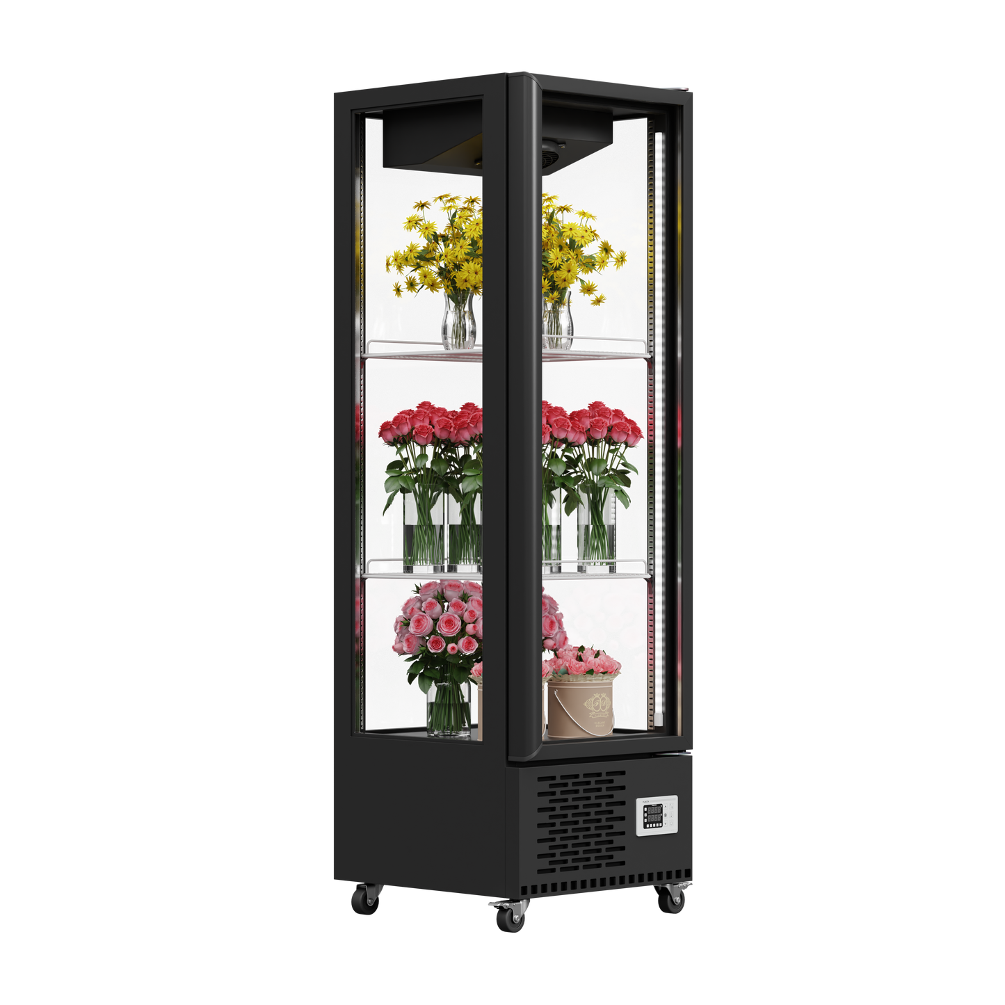 360° Glass Display Chiller – 440L & 880L Capacity Options