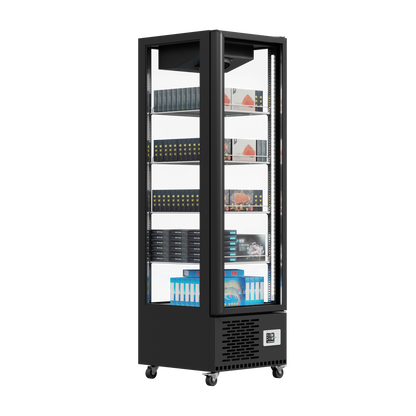 360° Glass Display Chiller – 440L & 880L Capacity Options