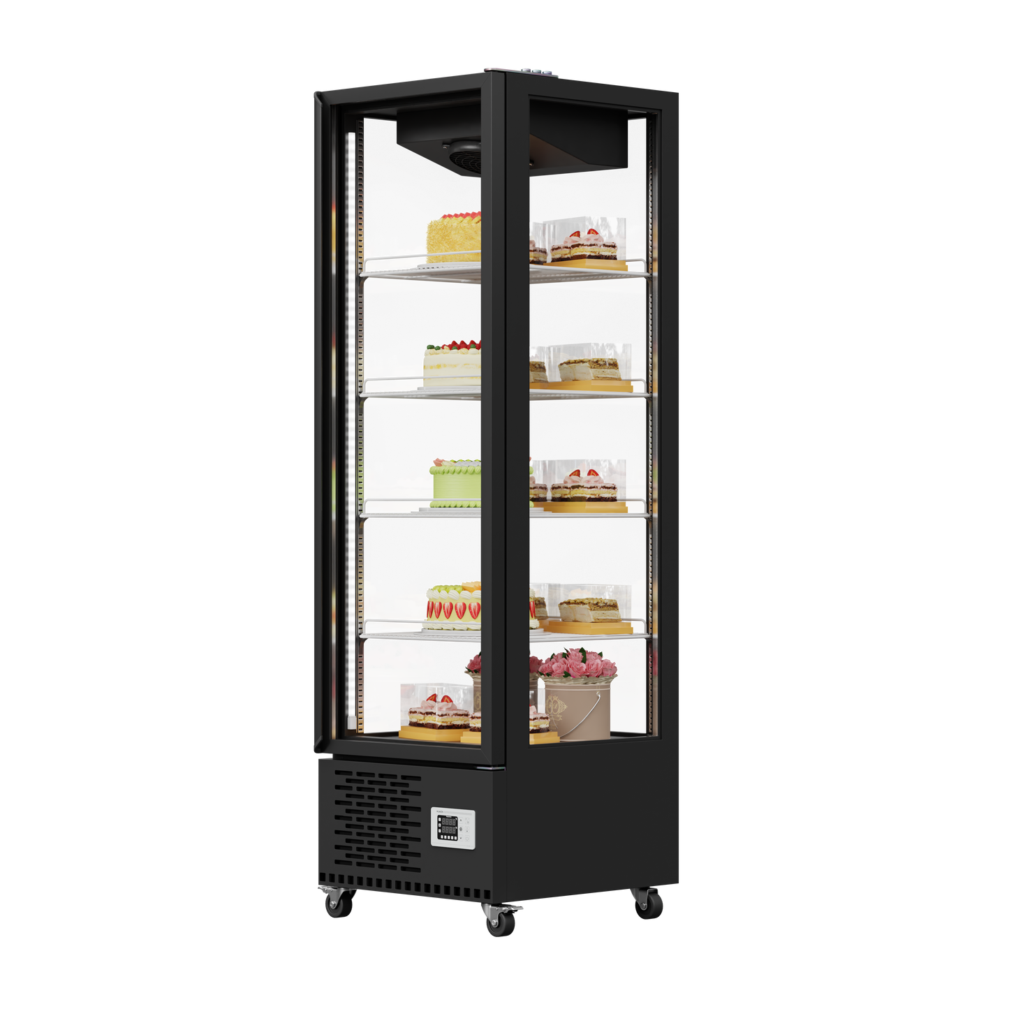 360° Glass Display Chiller – 440L & 880L Capacity Options
