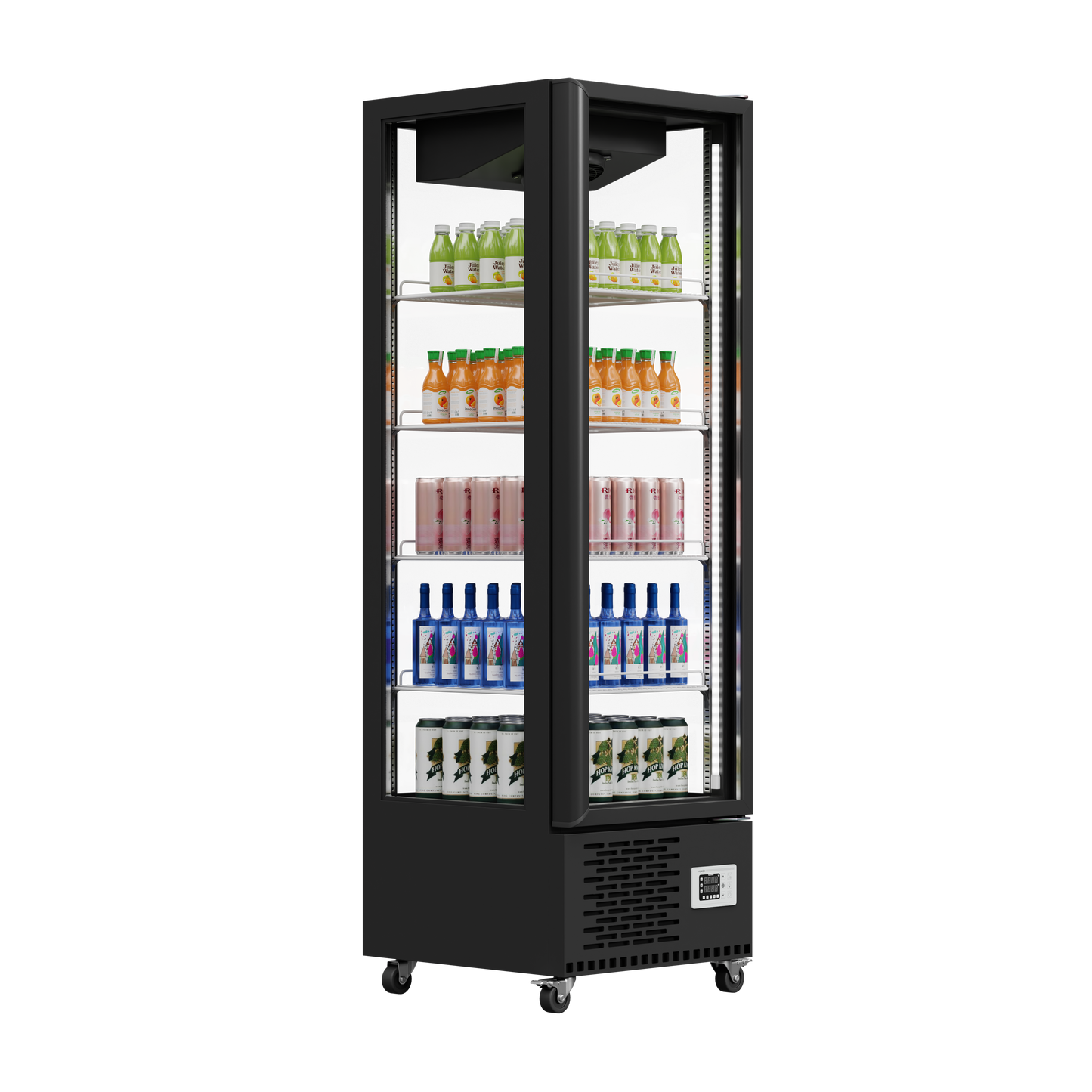 360° Glass Display Chiller – 440L & 880L Capacity Options