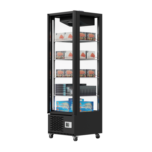 360° Glass Display Chiller – 440L & 880L Capacity Options