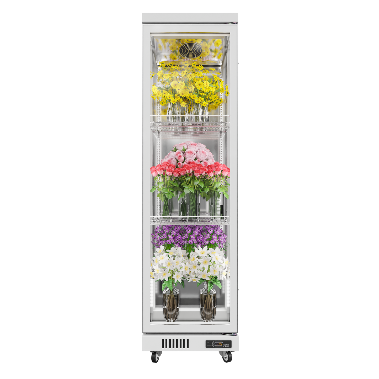 3-Sided Glass Display Refrigerator – 380L to 1450L Capacity