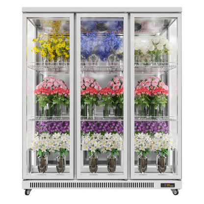3-Sided Glass Display Refrigerator – 380L to 1450L Capacity