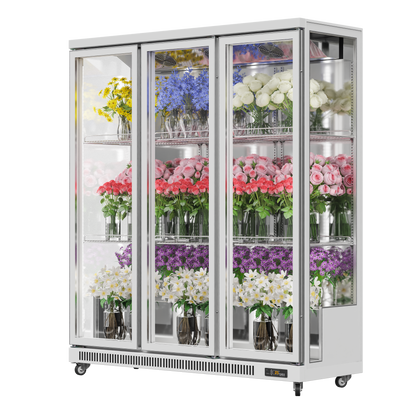 3-Sided Glass Display Refrigerator – 380L to 1450L Capacity